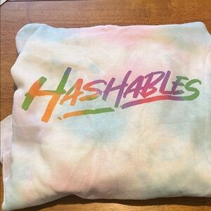 Cannabis Multicolor Tie-Dye Sweatshirt